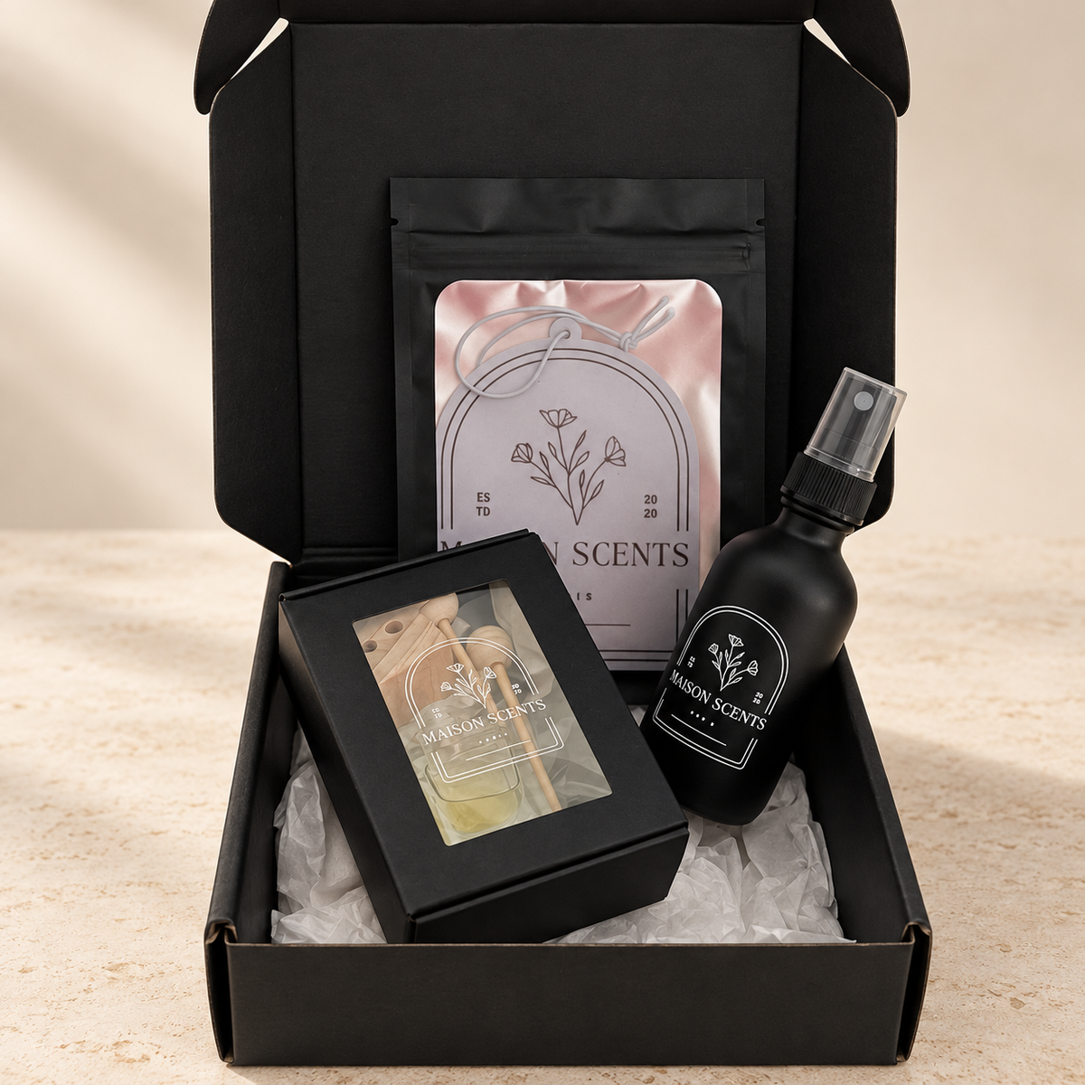 Car Freshening Gift Box – Maison Scents luxury product image