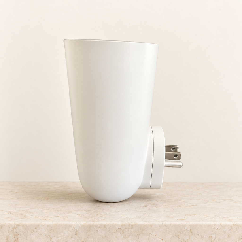 Maison Scents Mini Home Plug-In diffuser rear view with wall plug