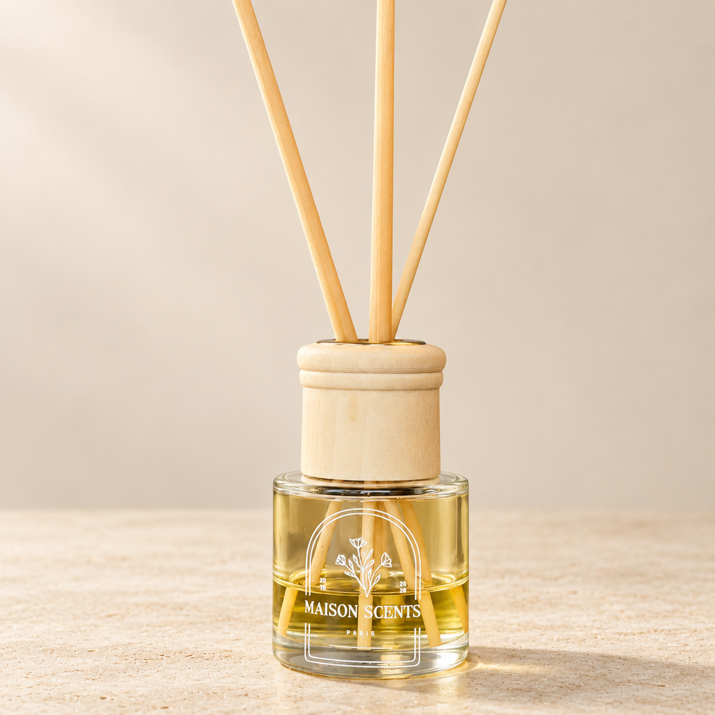 Vanilla Wood Reed Diffuser – Maison Scents luxury product image