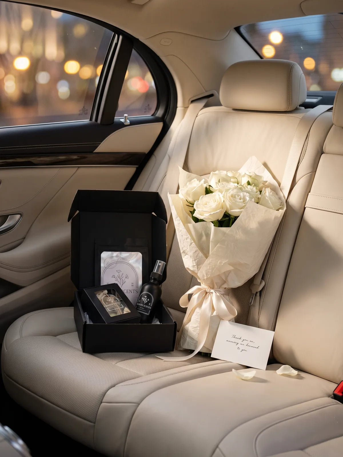 Luxury Lover Gift Set – Car Fragrance Gift Box, scent notes